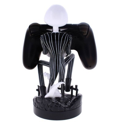 Figura decorativa vestida de risca-de-giz com comando de videojogo preto