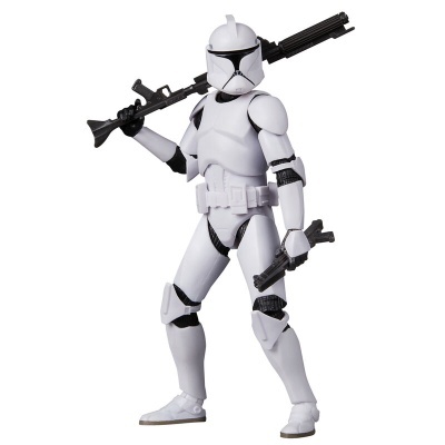 Figura de ação de soldado branco com capacete e armadura segurando armas