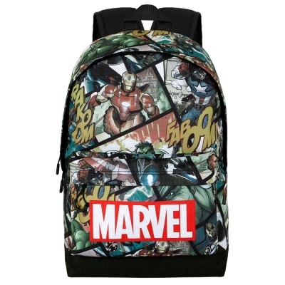 Mochila Marvel com estampado de personagens de banda desenhada