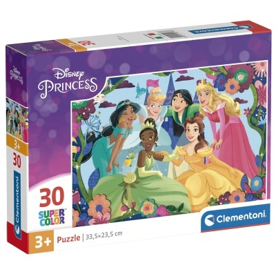 Quebra-cabeças Disney Princess com 30 peças da Clementoni