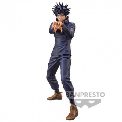 Figura de ação personagem masculino cabelo preto fato azul escuro sapatos castanhos
