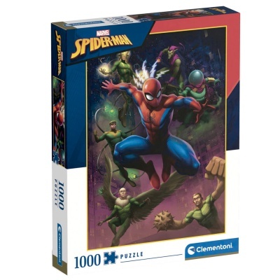 Caixa de quebra-cabeças Homem-Aranha Marvel com 1000 peças