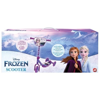 Caixa de patinete Disney Frozen para crianças com imagens das personagens Anna e Elsa