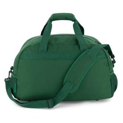 Mala de viagem verde escura com alças e alça de ombro ajustável acolchoada