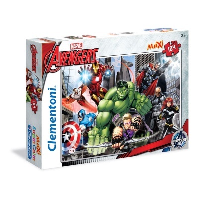 Quebra-cabeças Avengers Clementoni 104 peças para crianças