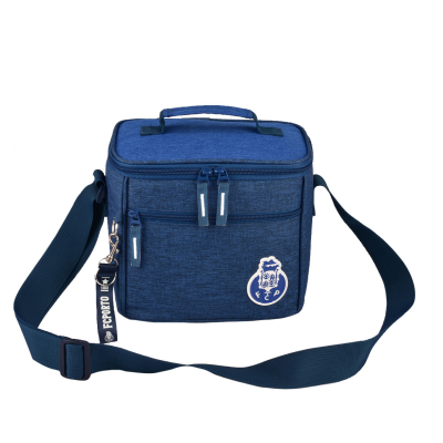 Bolsa térmica azul escura com logótipo FC Porto e alça ajustável