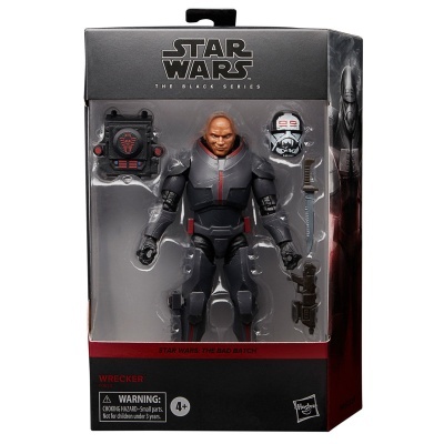 Figura de ação Star Wars The Black Series Wrecker na embalagem