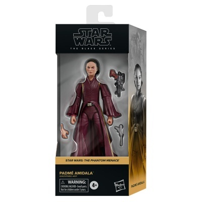 Figurina de ação Padmé Amidala Star Wars com acessórios em embalagem