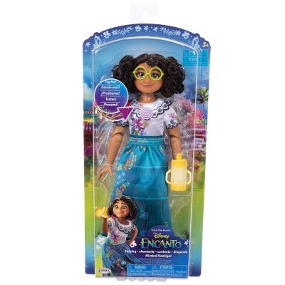 Boneca Disney Encanto Mirabel Madrigal em embalagem plástica colorida