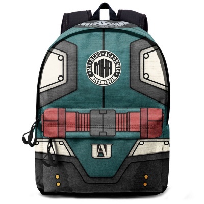 Mochila com design de uniforme de super-herói e texto My Hero Academia Plus Ultra