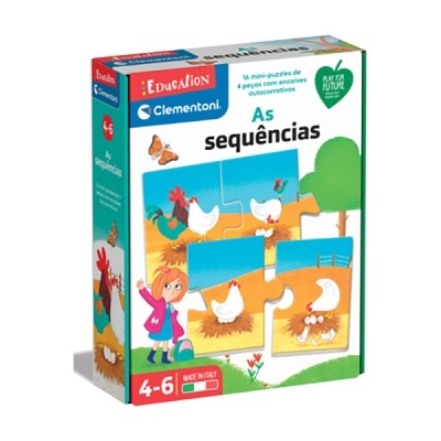 Caixa de puzzles educativos 