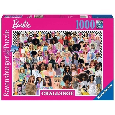 Caixa de puzzle Ravensburger Barbie com 1000 peças
