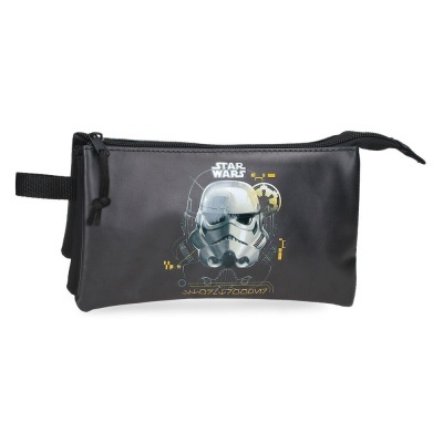 Estojo preto com estampado Stormtrooper e logo Star Wars