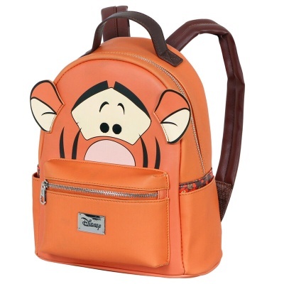 Mochila pequena laranja com desenho Tigrão da Disney