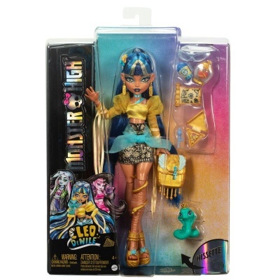 Boneca Monster High Leo De Nile com acessórios em caixa colorida