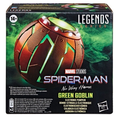 Embalagem do brinquedo Marvel Spider-Man Green Goblin Electronic Pumpkin