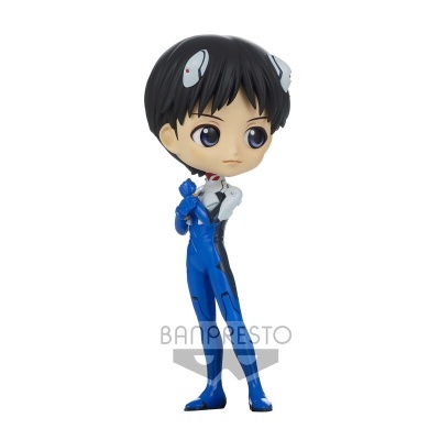 Figura de ação Banpresto chibi com fato azul e cabelo preto