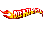 Logótipo Hot Wheels em chama vermelha e amarela
