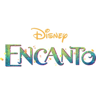 Logótipo Disney Encanto colorido em fundo branco