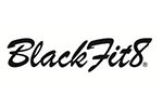 Logótipo BlackFit8® em letras cursivas pretas