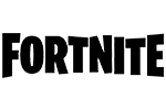 Logo preto da palavra FORTNITE em letras maiúsculas e negrito