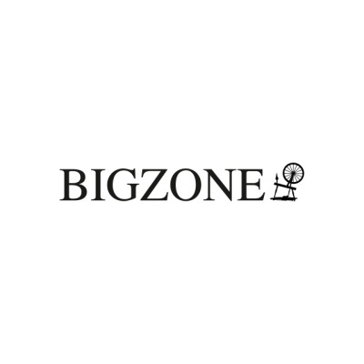 Logótipo BIGZONE com ícone de roda d'água preta