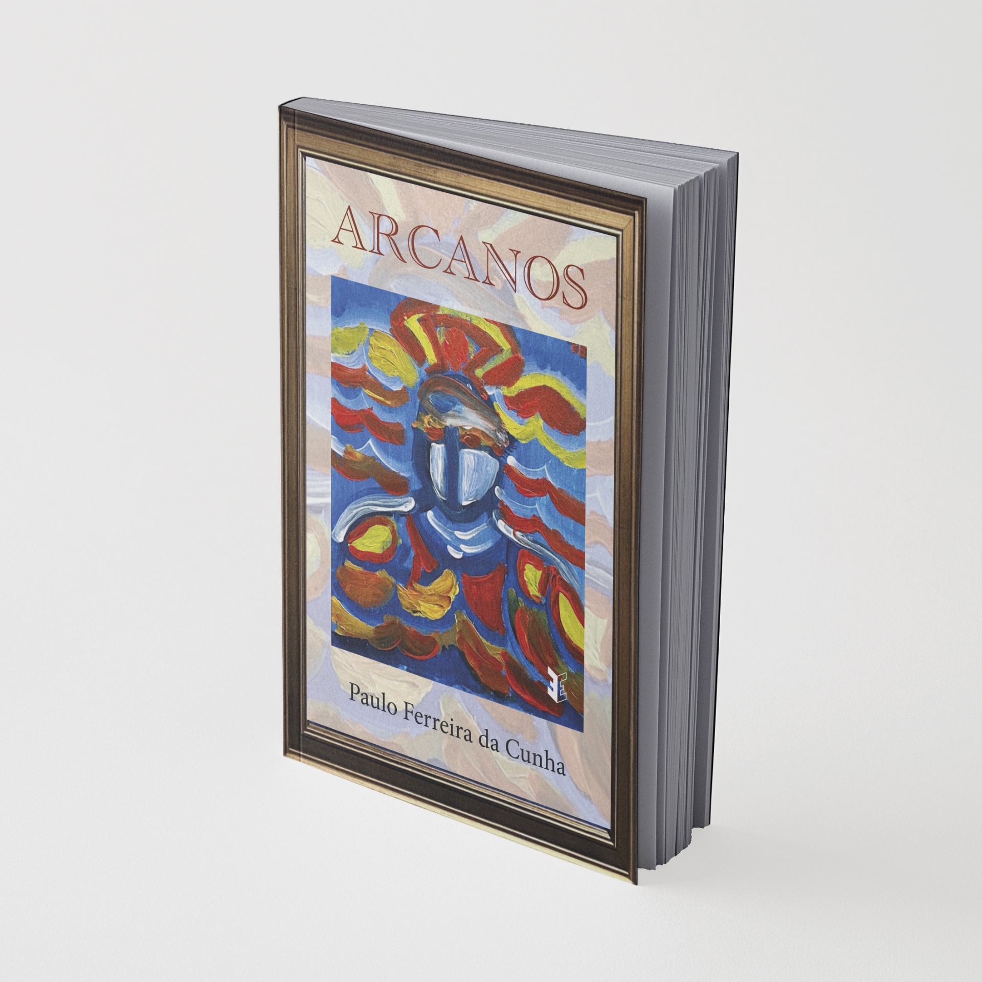Livro com capa ilustrada e título ARCANO