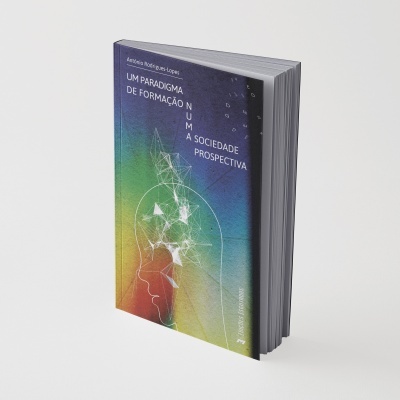 Livro com capa colorida e texto em português