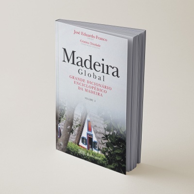 Livro Madeira Global com capa ilustrada e texto em vermelho e preto.