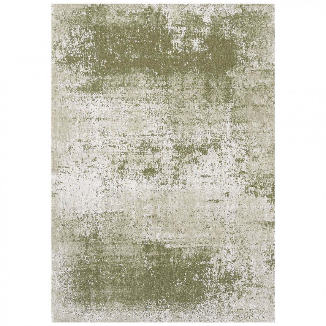 Tapete Moon Chenille Tapete com padrão abstrato em verde e bege