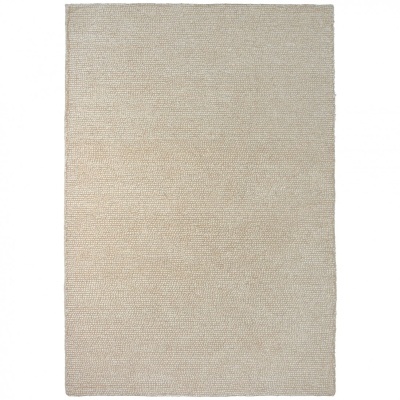 Tapete bege claro retangular com textura de nós