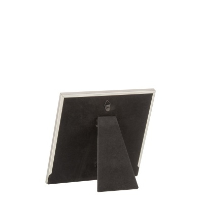 Moldura photographica quadrada vista de trás com suporte