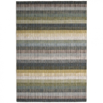 Tapete colorido com riscas horizontais e textura em relevo