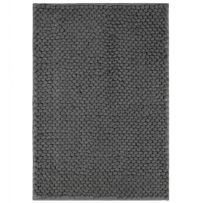 Tapete cinza escuro com textura em forma de pequenas bolinhas