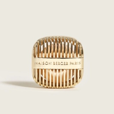 Difusor dourado Maison Berger Paris com barras verticais