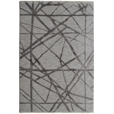 Tapete cinza com padrão abstrato de linhas cruzadas