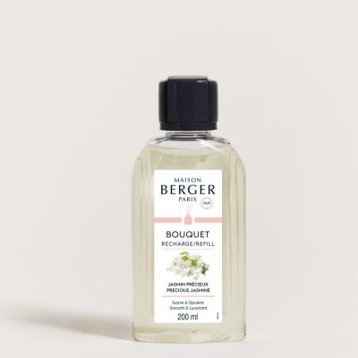 Frasco transparente de recarga para ambientador Maison Berger Paris Jasmin Precioux