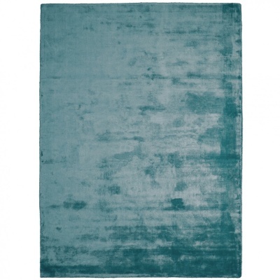 Tapete azul turquesa texturizado retangular