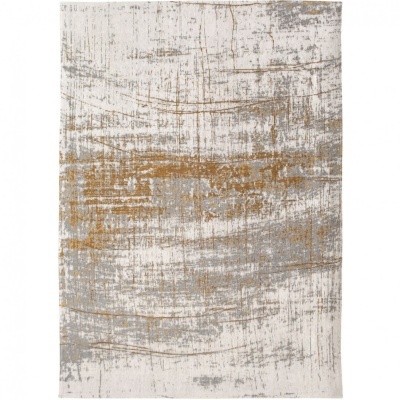 Tapete abstrato com padrão cinza, bege e dourado