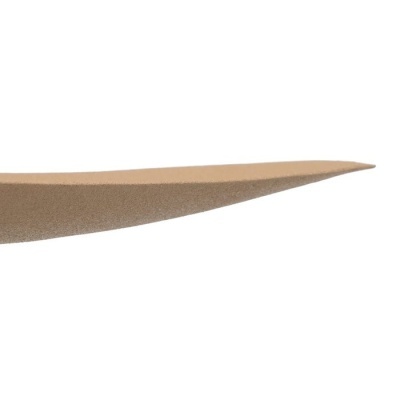 Esponja de maquilhagem bege com forma pontiaguda