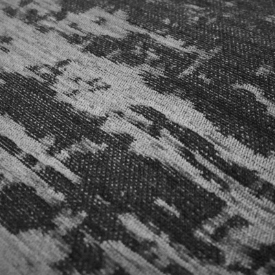 Tapete cinza e preto com padrão abstrato e textura têxtil