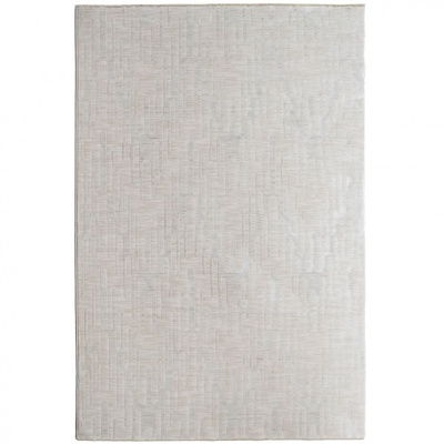 Tapete bege claro com padrão geométrico texturado