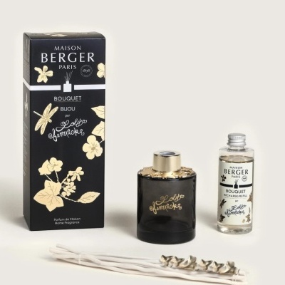 Conjunto Maison Berger Paris Lolita Lempicka fragrância com frascos e palitos difusores