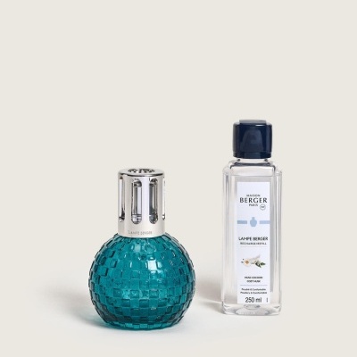 Lâmpada aromática azul e recarga Maison Berger Paris Musc Cocoon