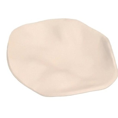 touca de banho bege em silicone