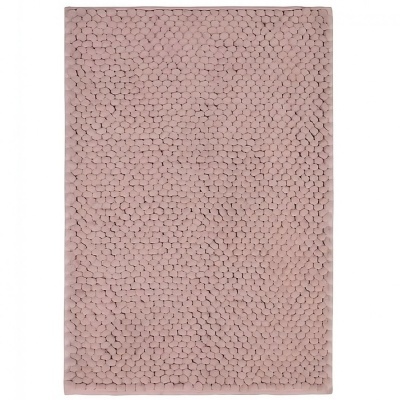 Tapete rosa claro texturizado com padrão hexagonal