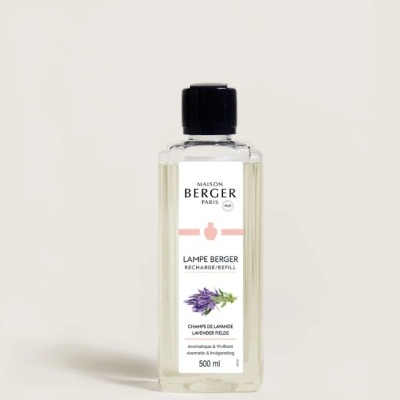 Frasco de recarga para lâmpada perfumada Maison Berger com aroma de lavanda