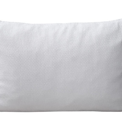 Travesseiro branco texturizado