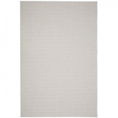 Tapete cinzento com padrão de losangos brancos