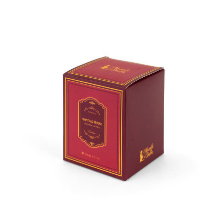caixa vermelha de vela aromática Christmas Rêverie